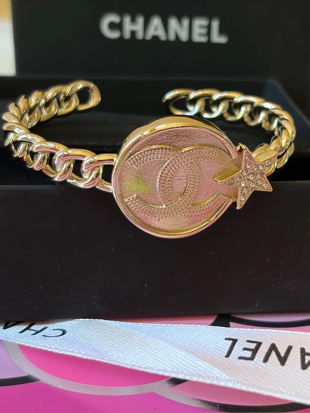 Chanel Gold  Bangle Bracelet